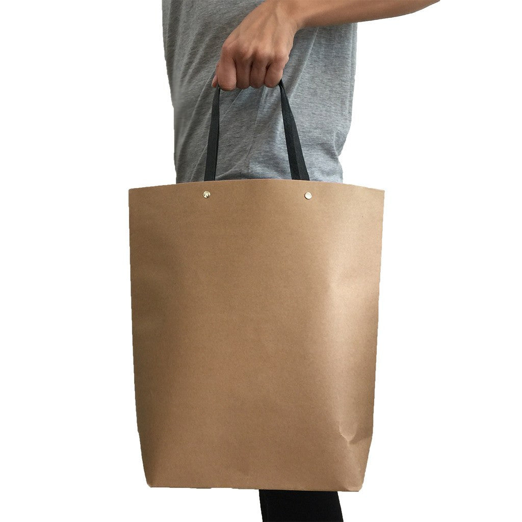 Kraft Paper Chic Bag-Large(KP-10) - greenpac.com.au