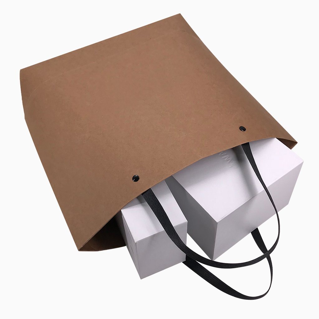 Kraft Paper Chic Bag-Small(KP-08) - greenpac.com.au