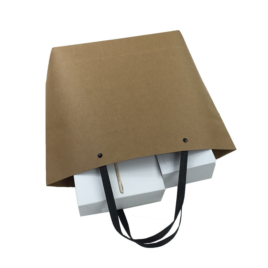 Kraft Paper Chic Bag-Small(KP-08) - greenpac.com.au