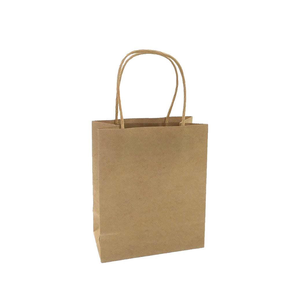 Kraft Paper Mini Bag-Brown(KP-01) - greenpac.com.au