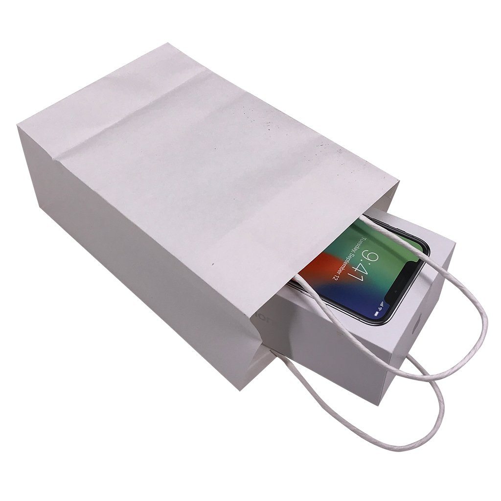 Stock Kraft Paper Carry Bag-Small(SLP-05T) - greenpac.com.au