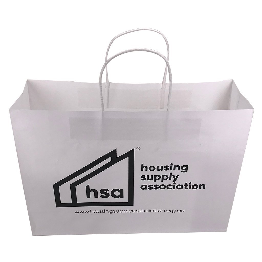 Stock Kraft Paper Shopper Bag(SKP-03D) - greenpac.com.au