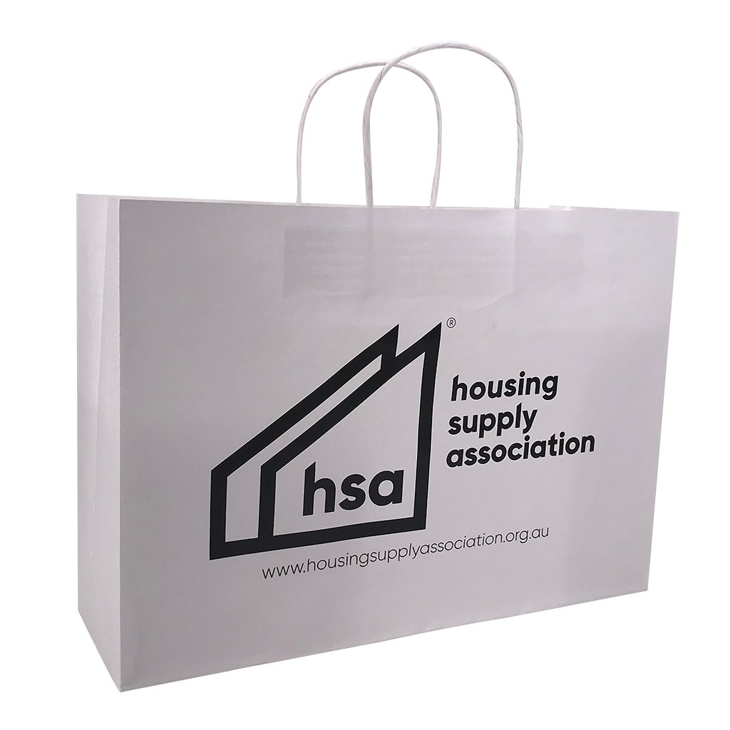 Stock Kraft Paper Shopper Bag(SKP-03D) - greenpac.com.au