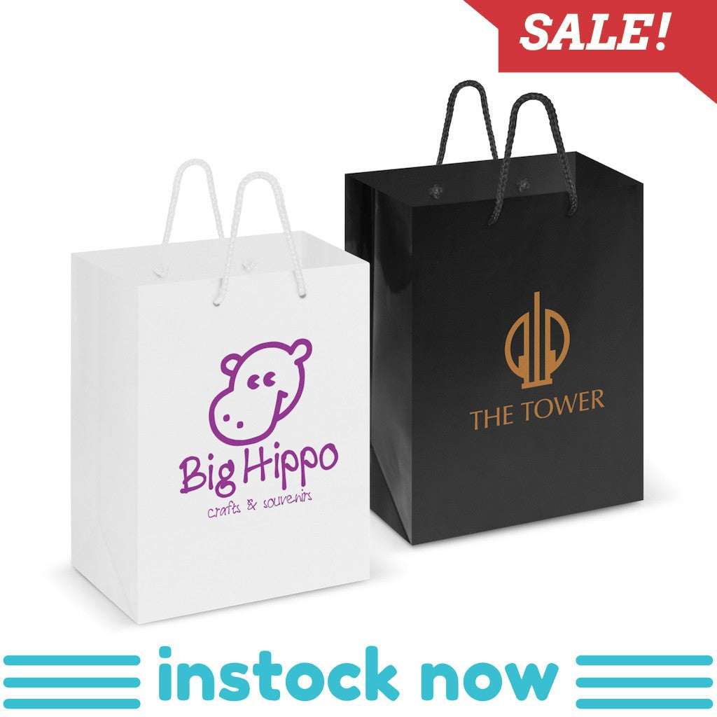 Stock Laminated Paper Carry Bag-Medium(SLP-03T) - greenpac.com.au