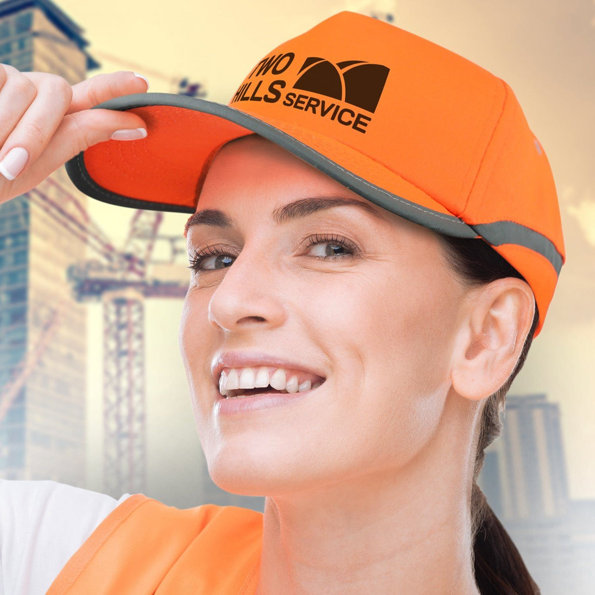 5 Panel Hi-Vis Cap(SHW-05T) - greenpac.com.au