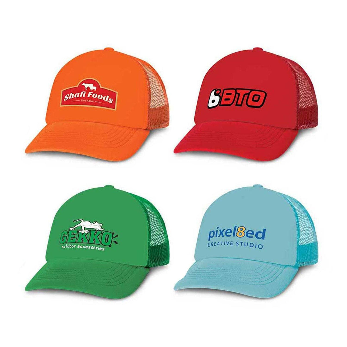5 Panel Mesh Cap(SHW-02T) - greenpac.com.au