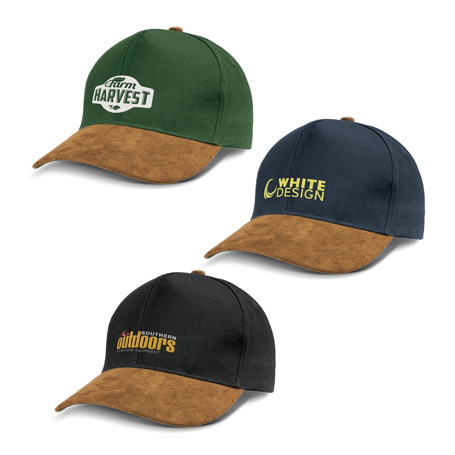 Outback Suede Peak Cap(SHW-11T) - greenpac.com.au