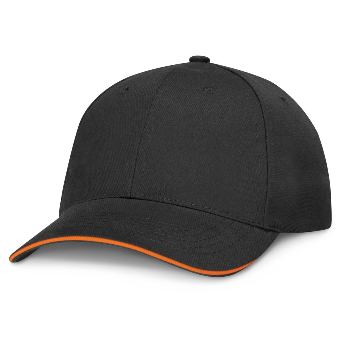 Premium Cotton Cap - Black(SHW-21T) - greenpac.com.au