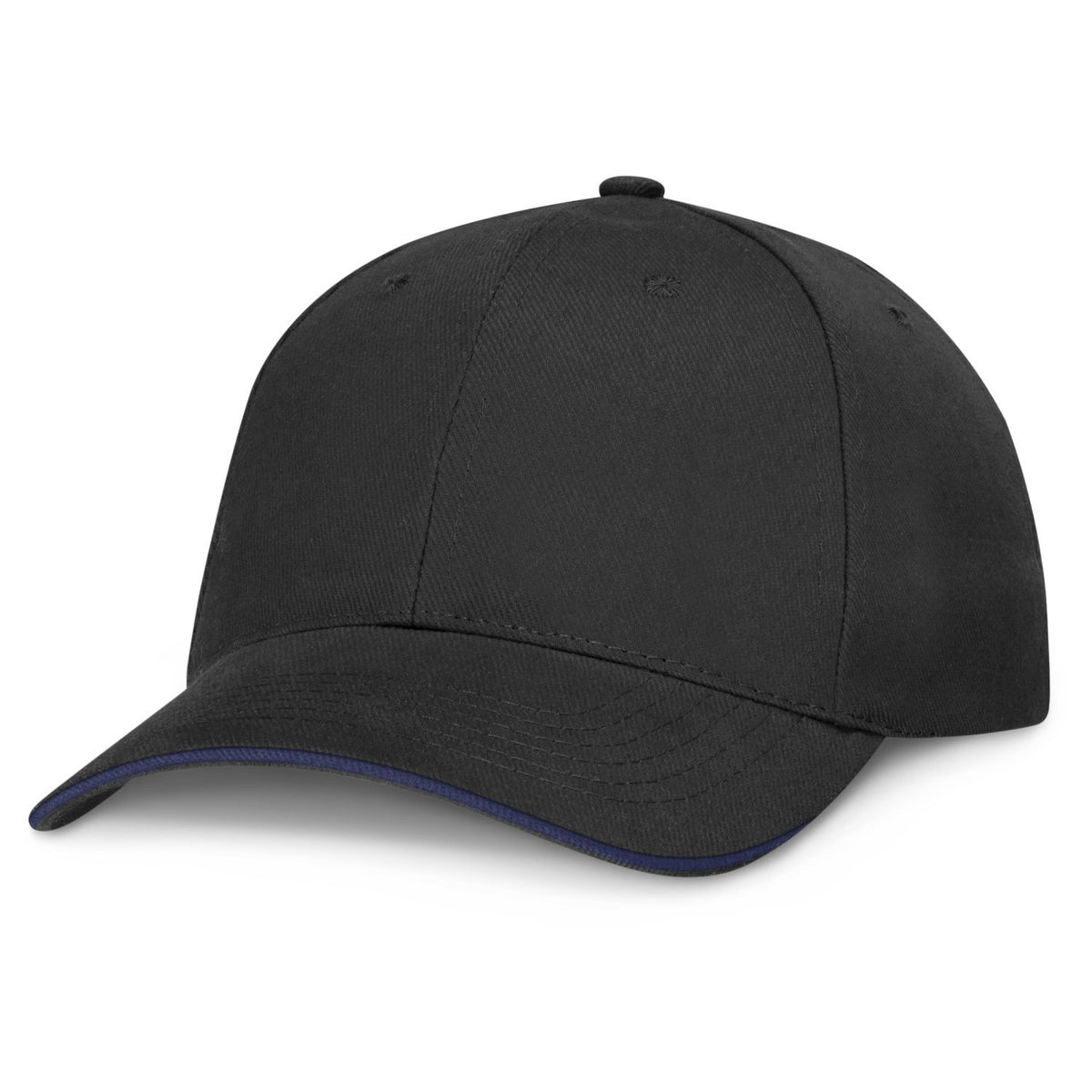 Premium Cotton Cap - Black(SHW-21T) - greenpac.com.au
