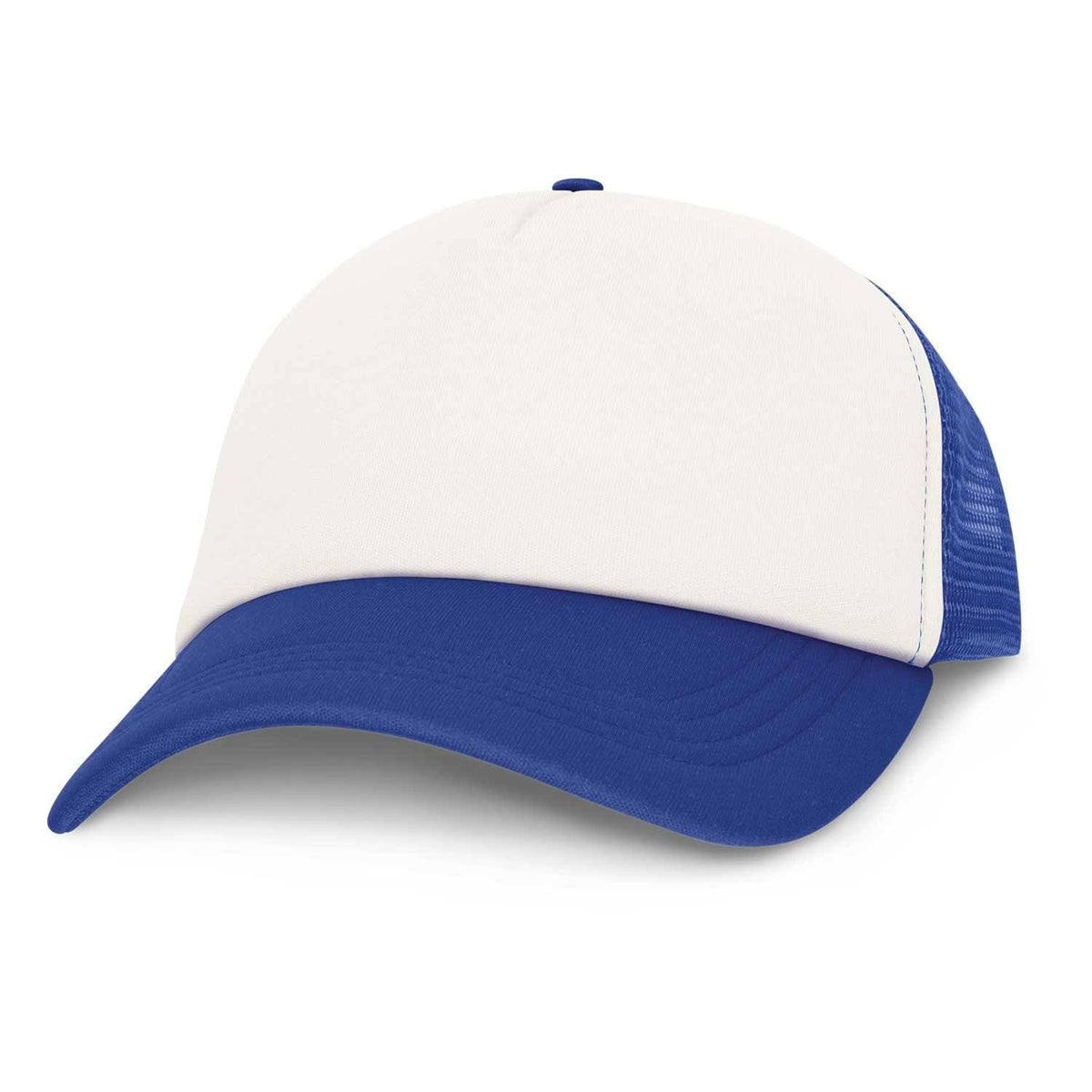 Premium Mesh Cap- White Front(SHW-08T) - greenpac.com.au