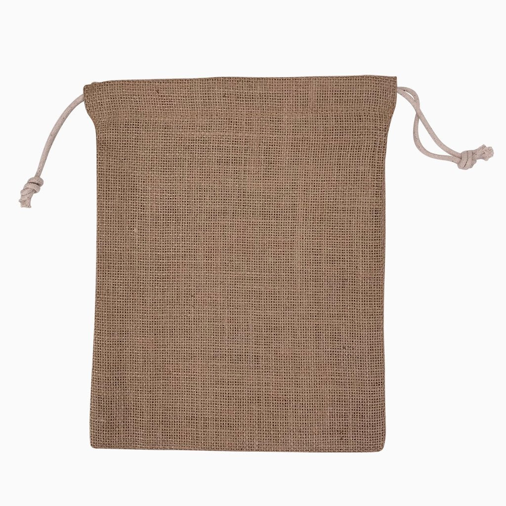 Stock Jute Drawstring Bag-Medium(SJB-11T) - greenpac.com.au