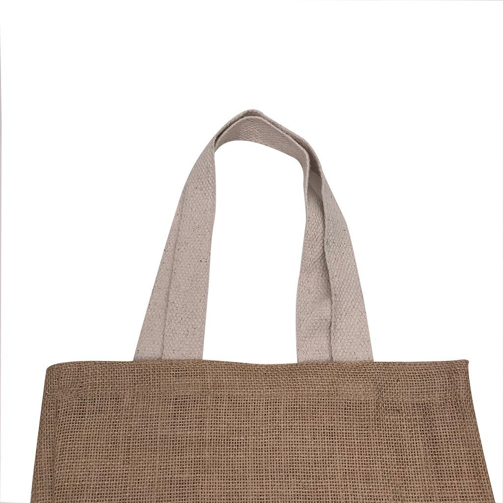 Stock Jute Flat Tote Bag(SJB-03T) - greenpac.com.au