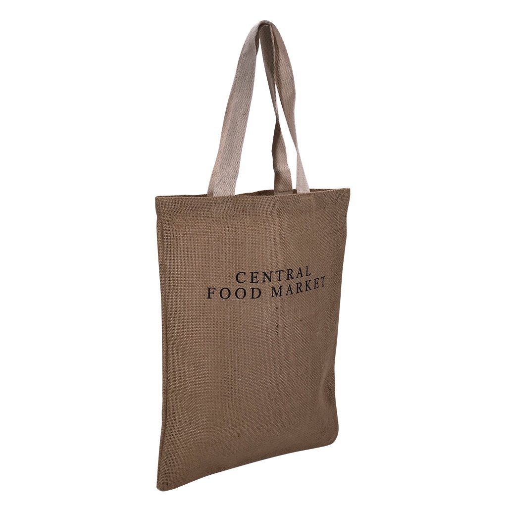 Stock Jute Flat Tote Bag(SJB-03T) - greenpac.com.au