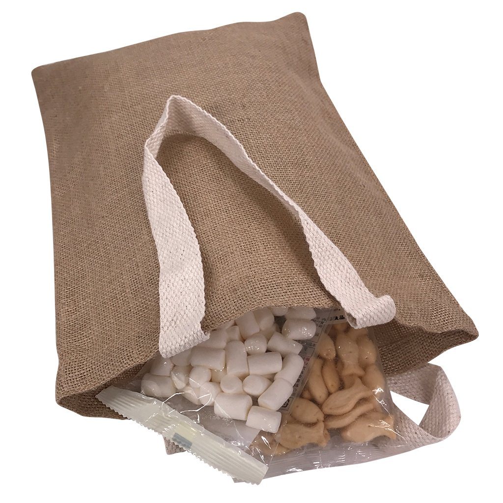 Stock Jute Flat Tote Bag(SJB-03T) - greenpac.com.au