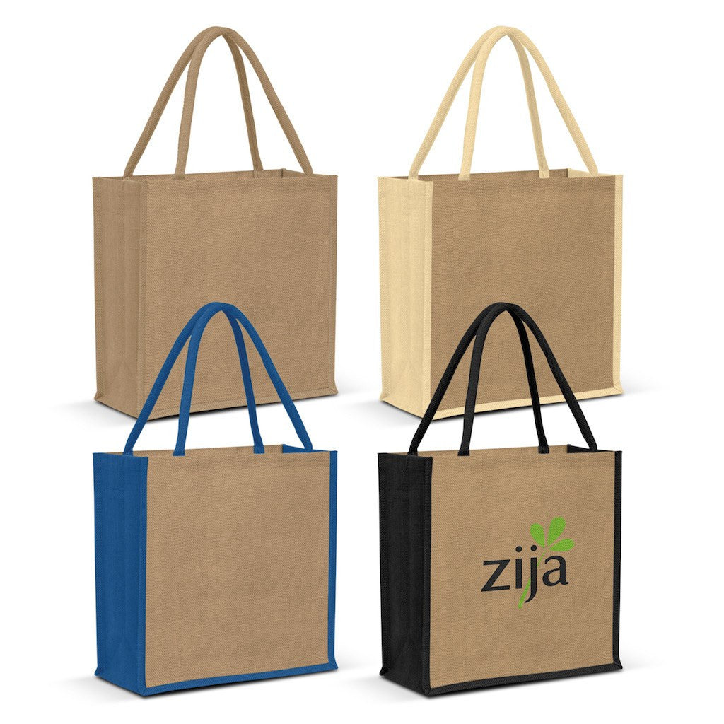 Stock Jute Portrait Shopper-Coloured(SJB-07T) - greenpac.com.au