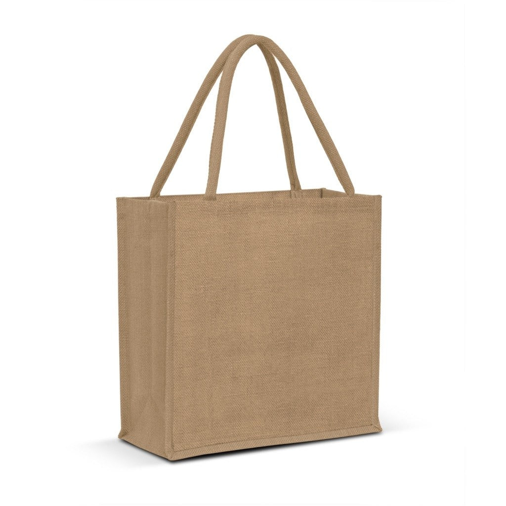 Stock Jute Portrait Shopper-Coloured(SJB-07T) - greenpac.com.au