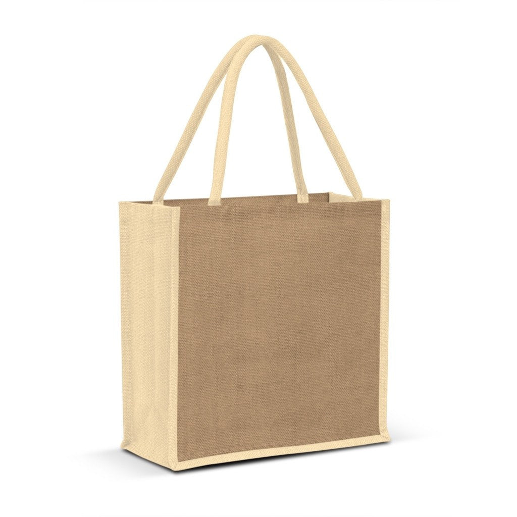Stock Jute Portrait Shopper-Coloured(SJB-07T) - greenpac.com.au