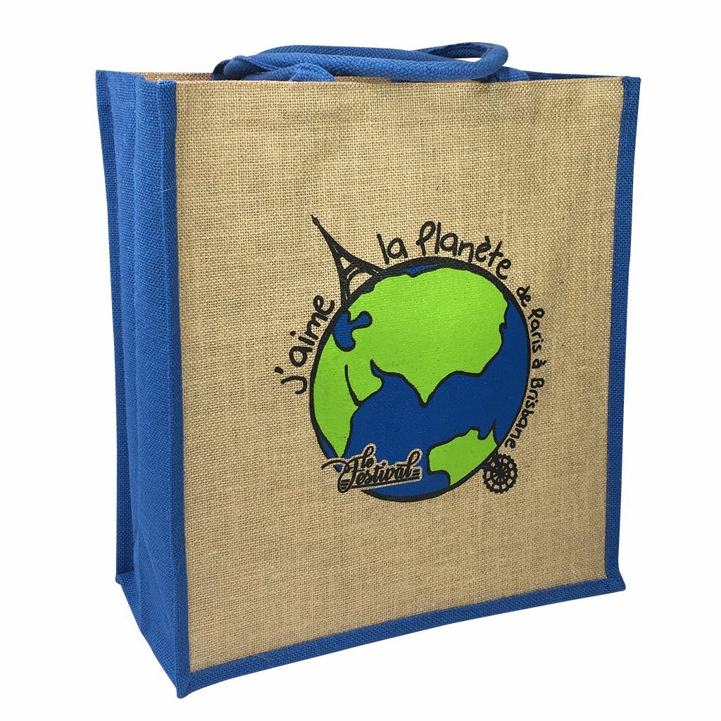 Stock Jute Portrait Shopper-Coloured(SJB-07T) - greenpac.com.au
