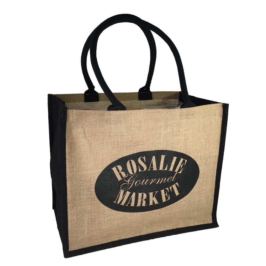 Stock Jute Shopper With Large Gusset-Coloured(SJB-08T) - greenpac.com.au