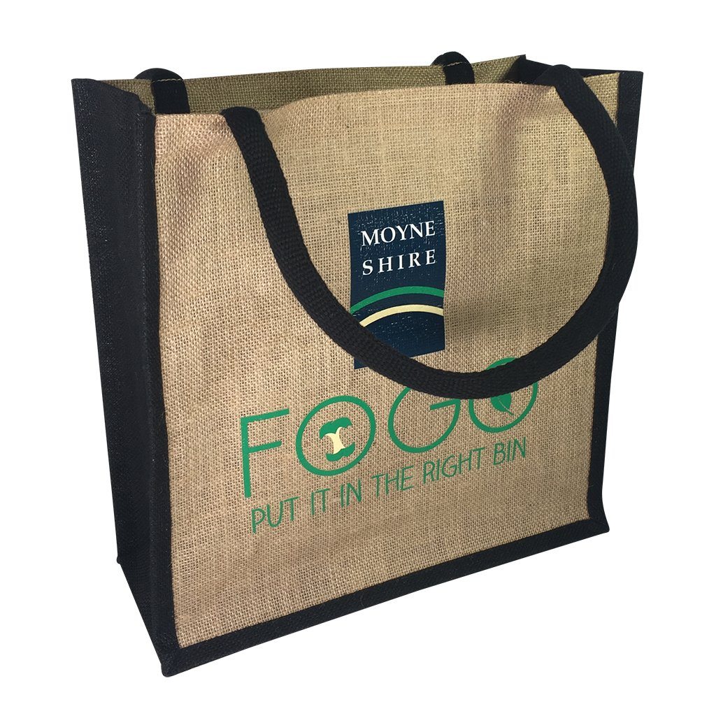 Stock Jute Square Shopper-Coloured(SJB-06T) - greenpac.com.au