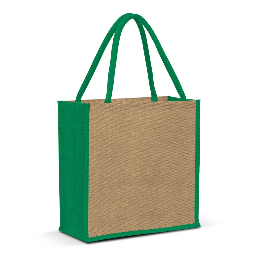 Stock Jute Square Shopper-Coloured(SJB-06T) - greenpac.com.au