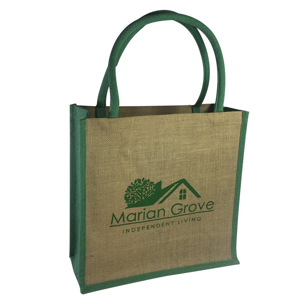 Stock Jute Square Shopper-Coloured(SJB-06T) - greenpac.com.au