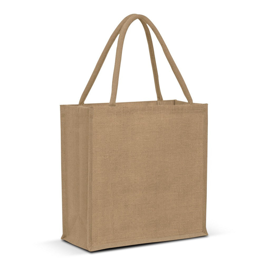 Stock Jute Square Shopper-Coloured(SJB-06T) - greenpac.com.au