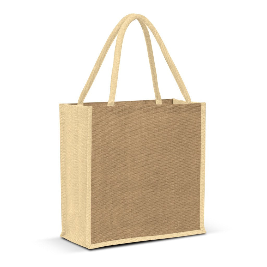 Stock Jute Square Shopper-Coloured(SJB-06T) - greenpac.com.au