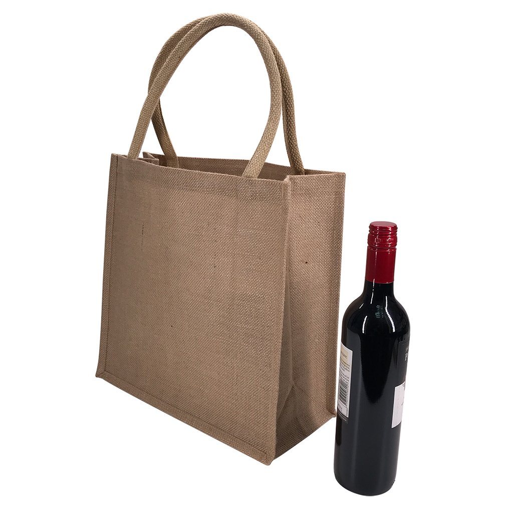 Stock Jute Square Shopper-Coloured(SJB-06T) - greenpac.com.au