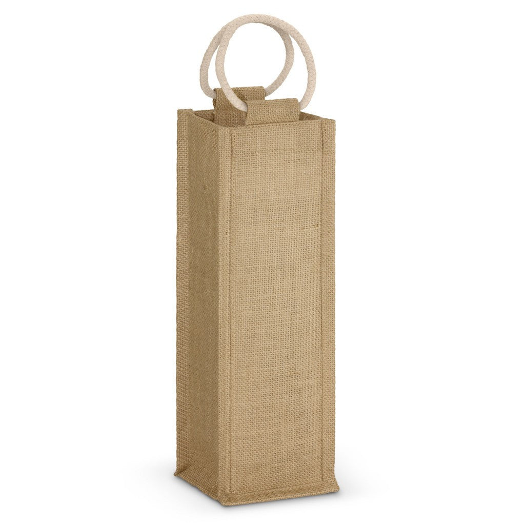 Stock Jute Wine Carrier-Single Bottle(SJB-13T) - greenpac.com.au