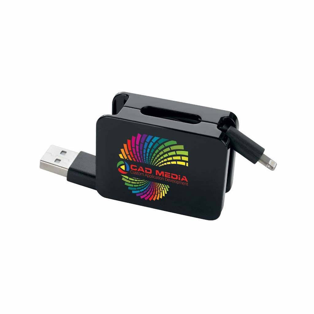 Retractable Lightning Charging Cable(STP-52) - greenpac.com.au