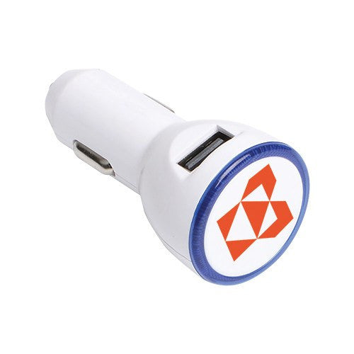 The Double Round USB Car Charger(STP-63) - greenpac.com.au