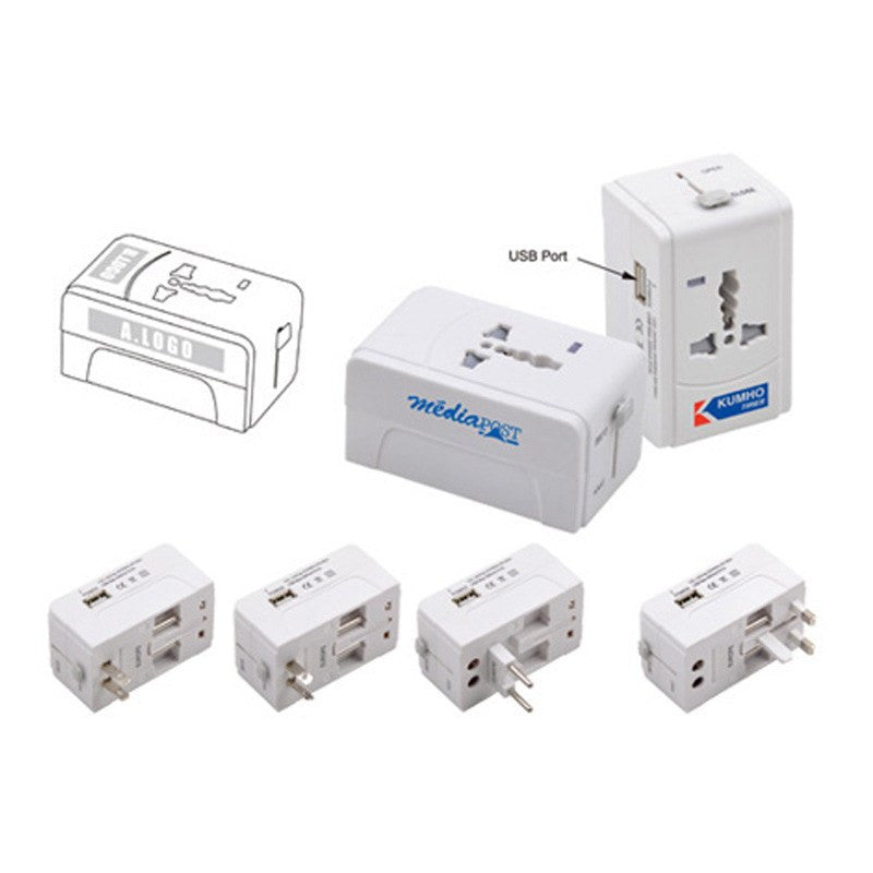 Universal Adapter with USB(STP-79) - greenpac.com.au