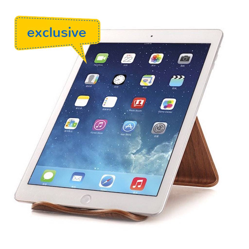 Wooden iPad/iPad mini Stand(STP-13) - greenpac.com.au