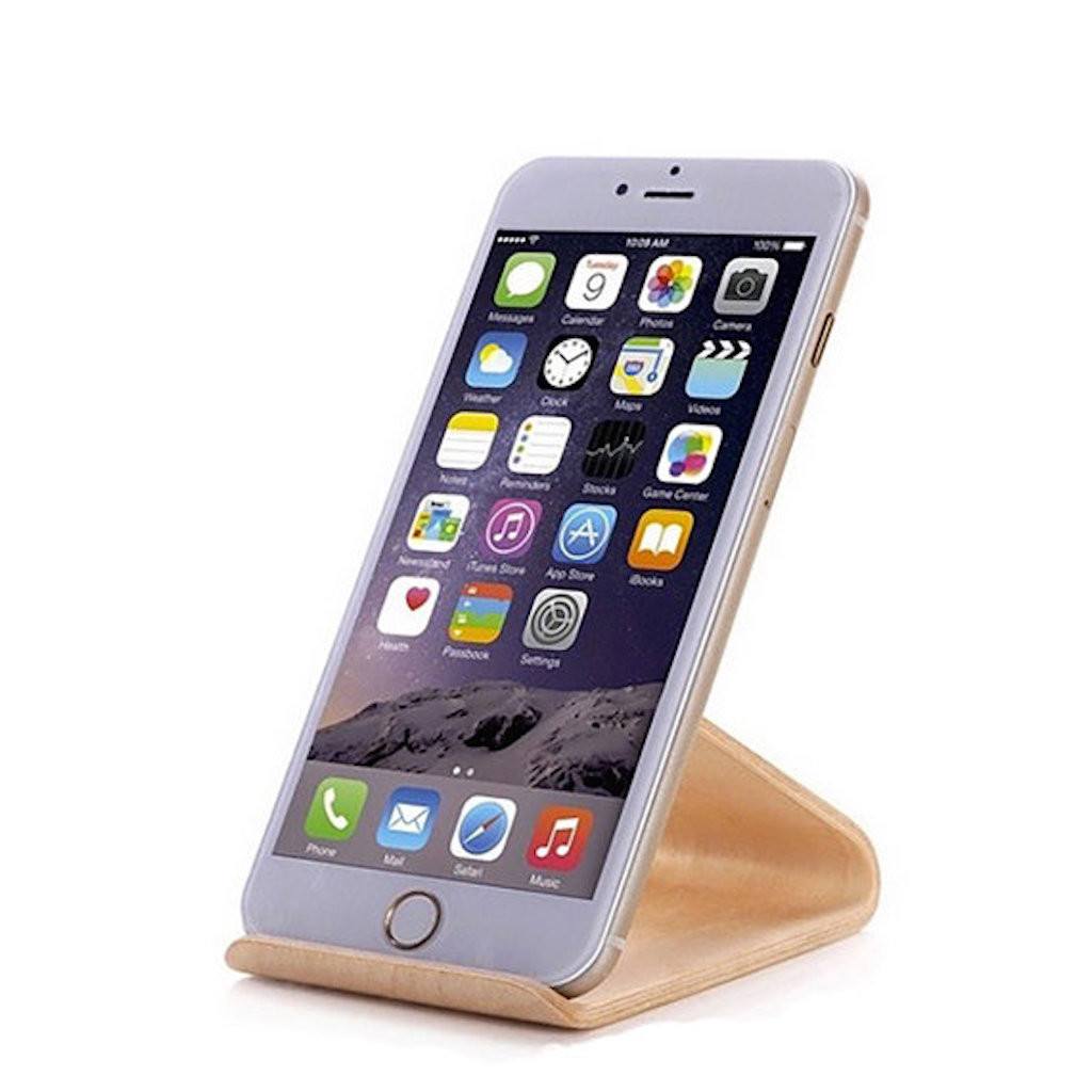 Wooden iPhone/iPad mini Stand(STP-12) - greenpac.com.au
